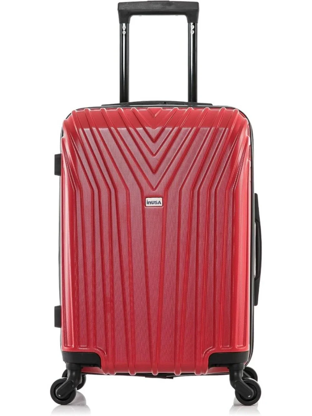 Lightweight 20-Inch Hardside Spinner Carry-On Luggage in Vibrant Red - Travel